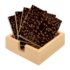 Artificial Intelligence Network Bamboo Coaster Set by Semog4