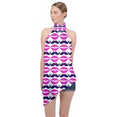 Pattern 177 Halter Asymmetric Satin Top by GardenOfOphir
