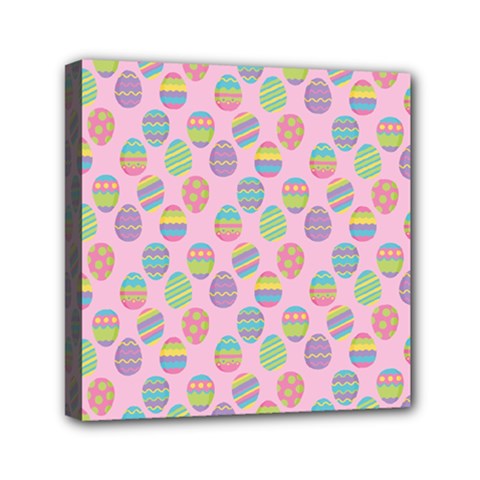 Egg Easter Eggs Pastel Digital Art Mini Canvas 6  X 6  (stretched) by Semog4