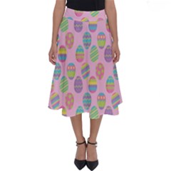 Egg Easter Eggs Pastel Digital Art Perfect Length Midi Skirt by Semog4