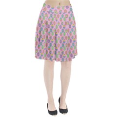 Egg Easter Eggs Pastel Digital Art Pleated Skirt by Semog4