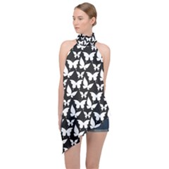 Pattern 322 Halter Asymmetric Satin Top by GardenOfOphir
