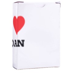 I Love Joan  Playing Cards Single Design (rectangle) With Custom Box by ilovewhateva