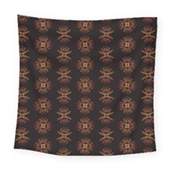 Pattern Floral Texture Icons Square Tapestry (large) by Semog4