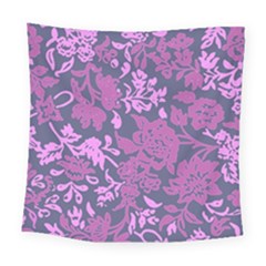Background Pattern Flower Texture Square Tapestry (large) by Semog4