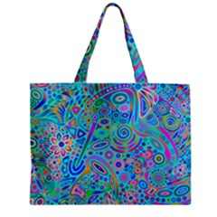 Tribal Pattern Pattern Zipper Mini Tote Bag by Semog4