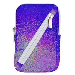 Psychedelic Retrovintage Colorful Belt Pouch Bag (small) by Semog4