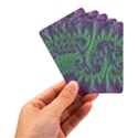 Fractal Floral Background Planetary Playing Cards Single Design (Rectangle) with Custom Box View3