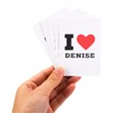 I love denise Playing Cards Single Design (Rectangle) with Custom Box View3