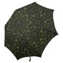 Mandala Rosette Kaleidoscope Floral Background Hook Handle Umbrellas (Medium) View2