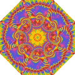 Colorful Spiral Abstract Swirl Twirl Art Pattern Hook Handle Umbrellas (large) by Jancukart