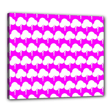 Tree Illustration Gifts Canvas 24  X 20  (stretched) by GardenOfOphir