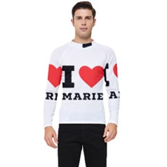 I Love Marie Men s Long Sleeve Rash Guard by ilovewhateva