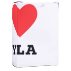 I Love Kayla Playing Cards Single Design (rectangle) With Custom Box by ilovewhateva