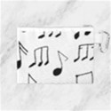 Music Is The Answer Phrase Concept Graphic Canvas Cosmetic Bag (Medium) View2