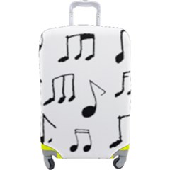 Music Is The Answer Phrase Concept Graphic Luggage Cover (large) by dflcprintsclothing