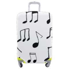 Music Is The Answer Phrase Concept Graphic Luggage Cover (medium) by dflcprintsclothing