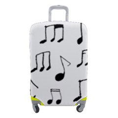 Music Is The Answer Phrase Concept Graphic Luggage Cover (small) by dflcprintsclothing