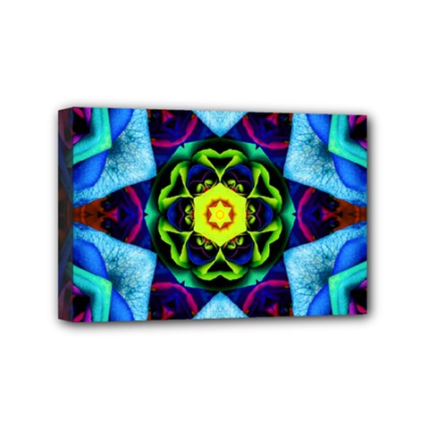 Abstract Kaleidoscope Digital Mini Canvas 6  X 4  (stretched) by Jancukart
