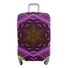 Rosette Mosaic Kaleidoscope Abstract Background Luggage Cover (small) by Jancukart