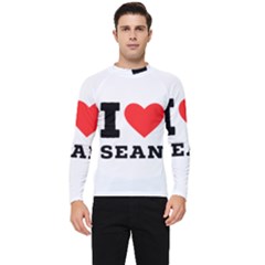 I Love Sean Men s Long Sleeve Rash Guard by ilovewhateva