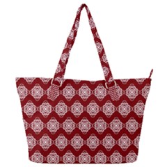 Abstract Knot Geometric Tile Pattern Full Print Shoulder Bag by GardenOfOphir