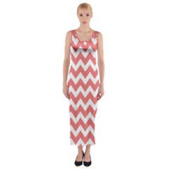 Chevron Pattern Gifts Fitted Maxi Dress by GardenOfOphir