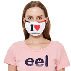 I Love Christian Cloth Face Mask (adult) by ilovewhateva