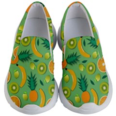 Fruit Tropical Pattern Design Art Kids Lightweight Slip Ons by danenraven