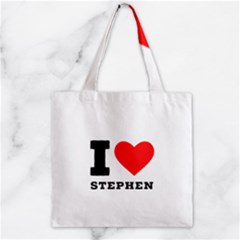 I Love Stephen Zipper Grocery Tote Bag by ilovewhateva