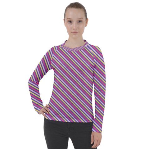Background-102 Women s Pique Long Sleeve Tee by nateshop