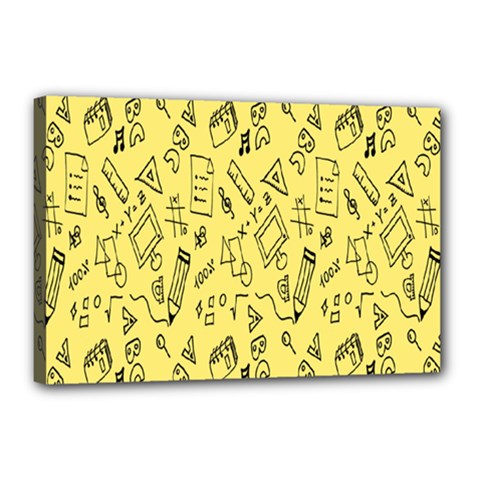 Back-to-school Canvas 18  X 12  (stretched) by nateshop