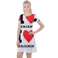 I Love Benjamin Cap Sleeve Velour Dress  by ilovewhateva