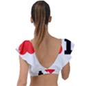 I love benjamin Plunge Frill Sleeve Bikini Top View2