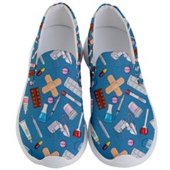 Medicine Pattern Men s Lightweight Slip Ons by SychEva
