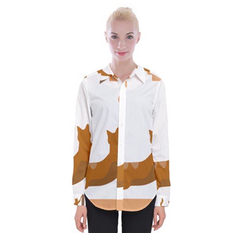 Animal Cat Pet Feline Mammal Womens Long Sleeve Shirt by Semog4