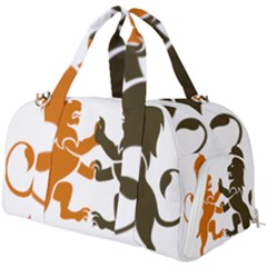 Lions Animals Wild Cats Burner Gym Duffel Bag by Semog4