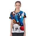 Cute Dog Dogs Animal Pet Women s Cotton Tee View1