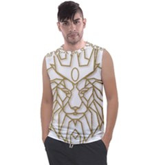 Lion Face Wildlife Crown Men s Regular Tank Top by Semog4