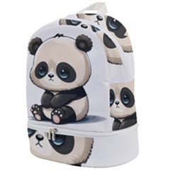 Cute Panda Bear Animal Cartoon Zip Bottom Backpack by Semog4