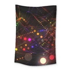 Abstract Light Star Design Laser Light Emitting Diode Small Tapestry by Semog4
