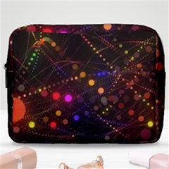 Abstract Light Star Design Laser Light Emitting Diode Make Up Pouch (large) by Semog4