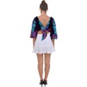 Gamer Life Tie Back Butterfly Sleeve Chiffon Top View2