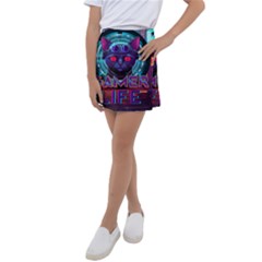 Gamer Life Kids  Tennis Skirt by minxprints