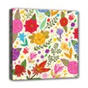 Colorful Flowers Pattern Abstract Patterns Floral Patterns Mini Canvas 8  x 8  (Stretched) View1