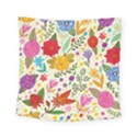 Colorful Flowers Pattern Abstract Patterns Floral Patterns Square Tapestry (Small) View1