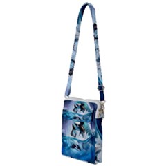 Orca Wave Water Underwater Sky Multi Function Travel Bag by Semog4
