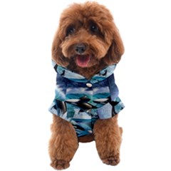 Orca Wave Water Underwater Sky Dog Coat by Semog4