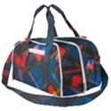 Minimalist Abstract Shaping Abstract Digital Art Minimalism Burner Gym Duffel Bag View2
