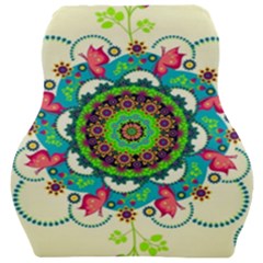 Mandala Flowers Abstract Butterflies Floral Pattern Summer Car Seat Velour Cushion  by Semog4
